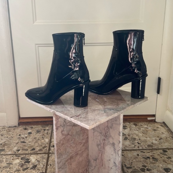 Rag & Bone Wiley High Patent Leather Boot In Black - Picture 7 of 13